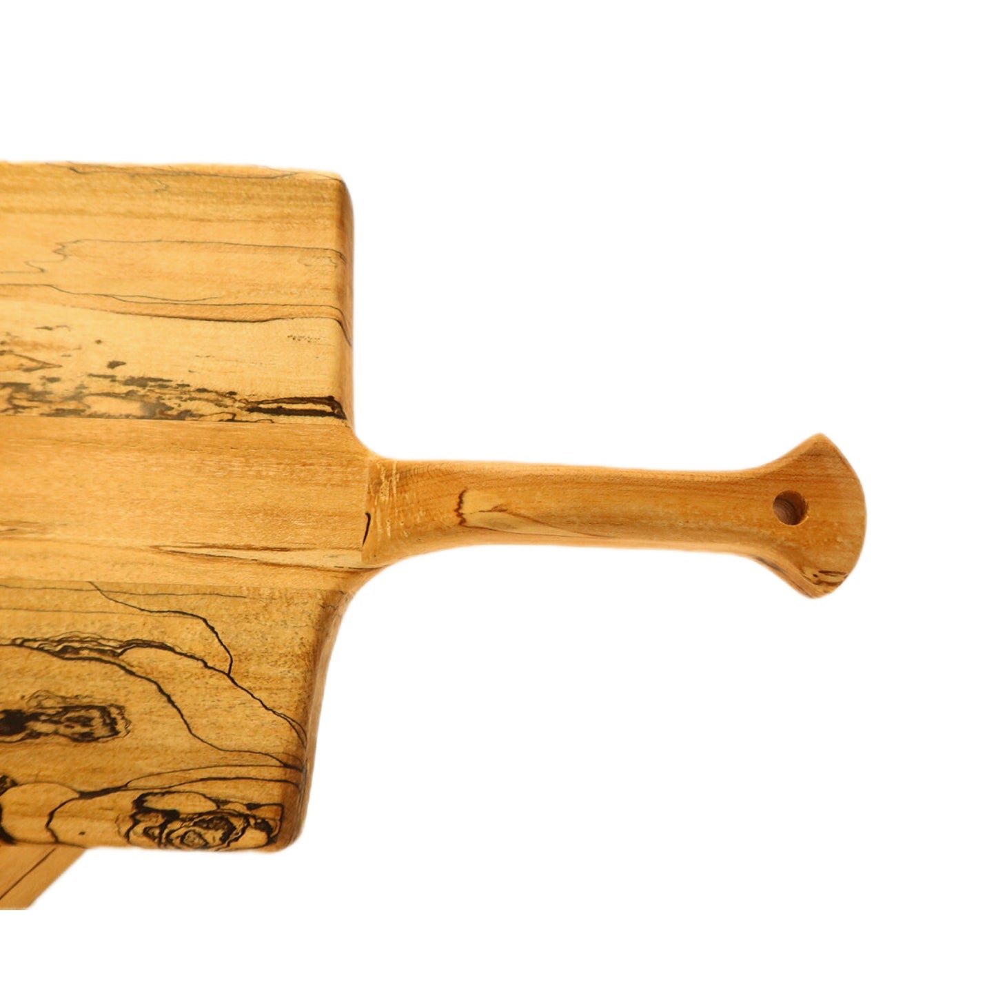 Spalted maple charcuterie board. Handle. Hand made by Jooyn.ca