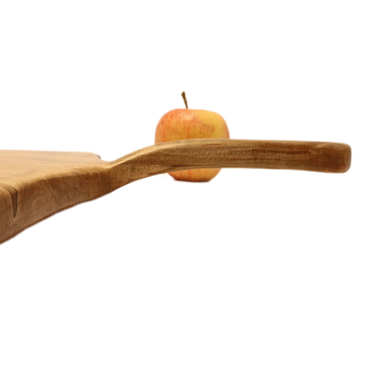 Soft curly maple charcuterie board. Handmade by Jooyn.ca