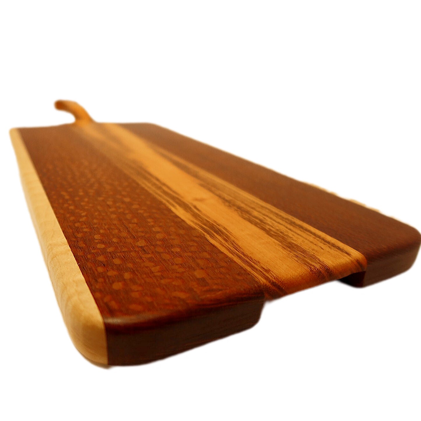 Tigerwood / Lacewood / Curly Maple Charcuterie Board 00205